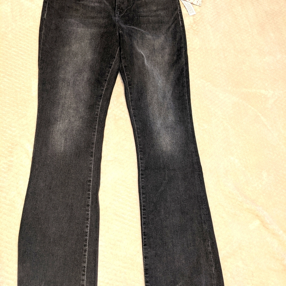 Free people NWT boot cut washed out Black / Grey